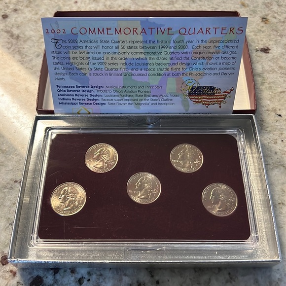 50 States Commemorative Quarters Denver Mint Year 2002 - Picture 3 of 3